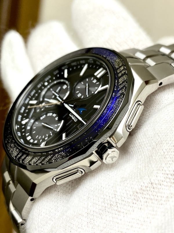 casio卡西欧oceanus海神三眼太阳能电波钛男ocws5000mb1ajf日韩腕表
