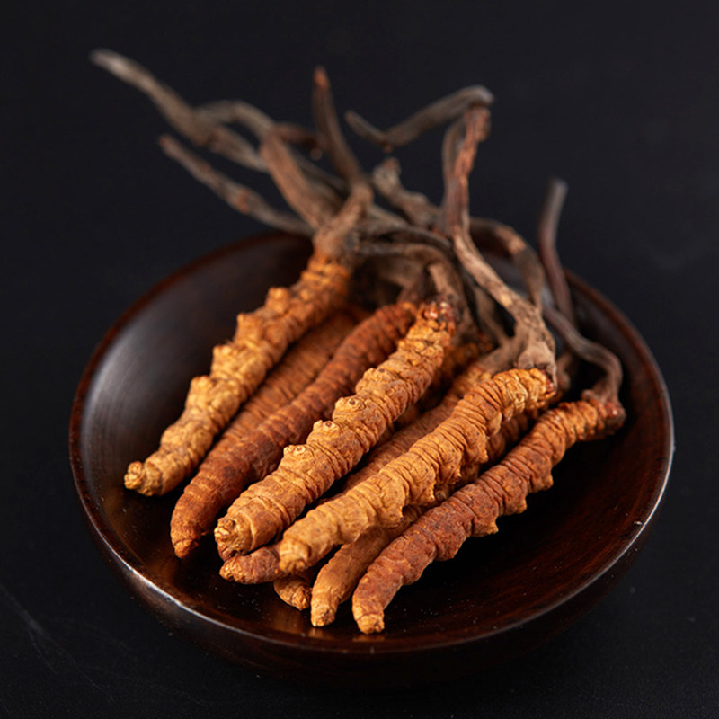 西藏那曲上药神象冬虫夏草6克扎花冬虫夏草自用小草约36根高海拔