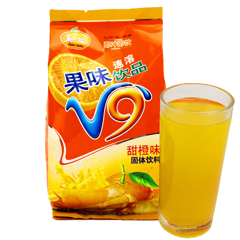 甜橙鲜橙320g速溶饮料橙汁桔子冲饮粉果原料冲饮果汁