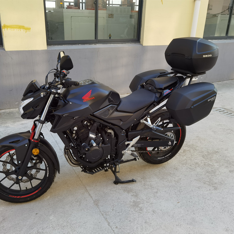 适用于本田cb400f夏德边箱尾三箱摩托车快拆后备箱士摩托车尾箱