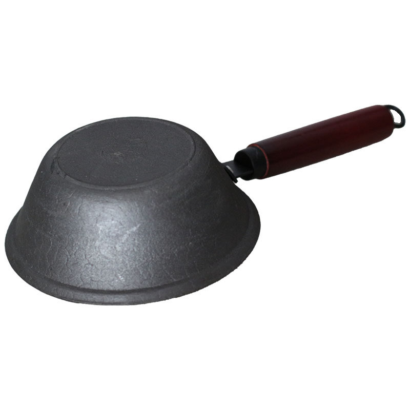 山西铁锅任家峪铁锅老式铸铁加厚生铁铸铁无涂层宝宝辅食小铁锅 - 天