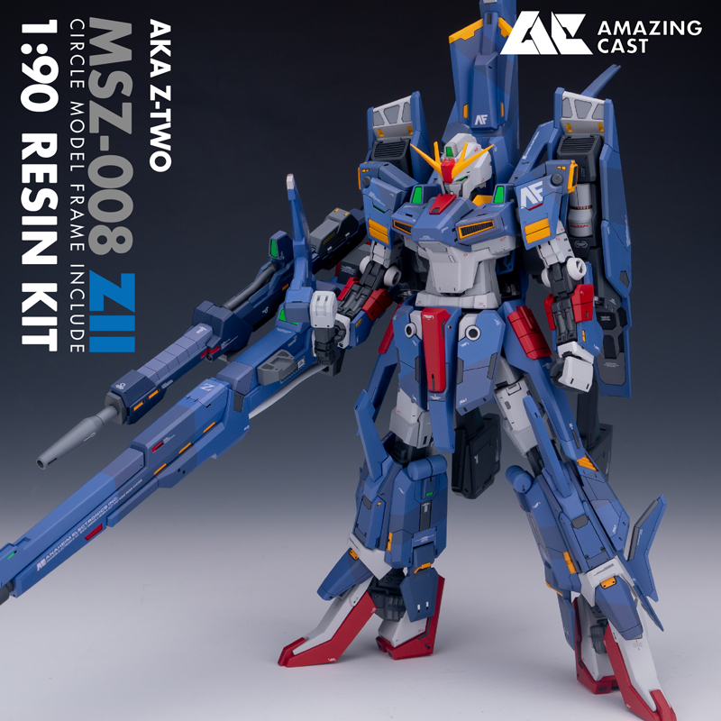 高达ac工作室zii2号机z2zeta2gk白模改高达模型专区