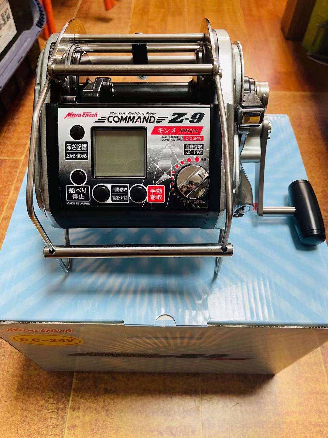 日本原装进口Miya米亚2020新款Z9金枪版电动轮深海渔轮加赠保护架