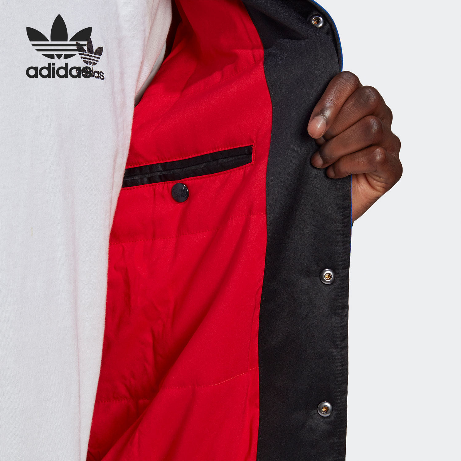 adidas阿迪达斯正品三叶草run-dmc联名男子休闲棒球gn5931运动茄克