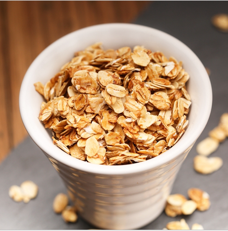 黑糖燕麦片早餐免煮麦片 芝麻酱伴侣 直接吃的燕麦 香脆麦片 250g