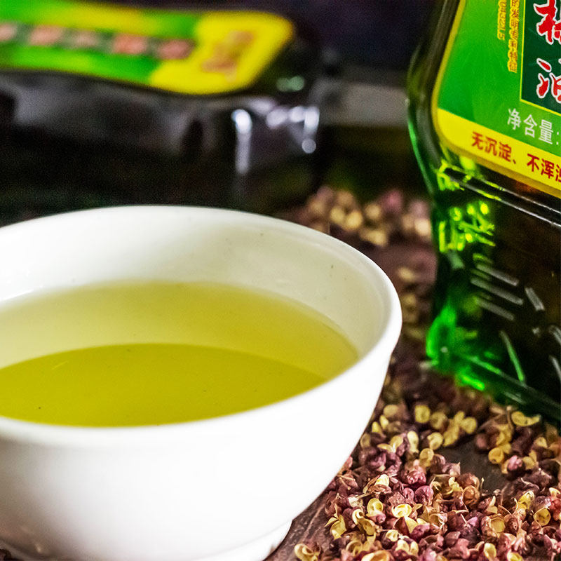 树上鲜麻油花椒油四川特产特麻麻油家用纯正米线店专用麻油400g瓶