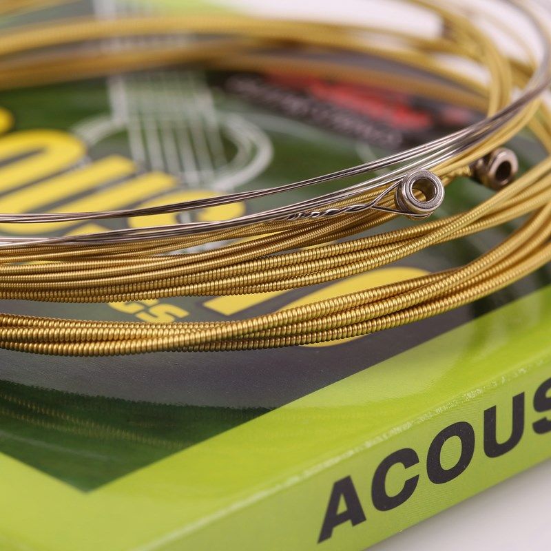 orphee奥路菲琴弦火枪双层镀膜防锈民谣吉他琴弦木吉他弦一套6根