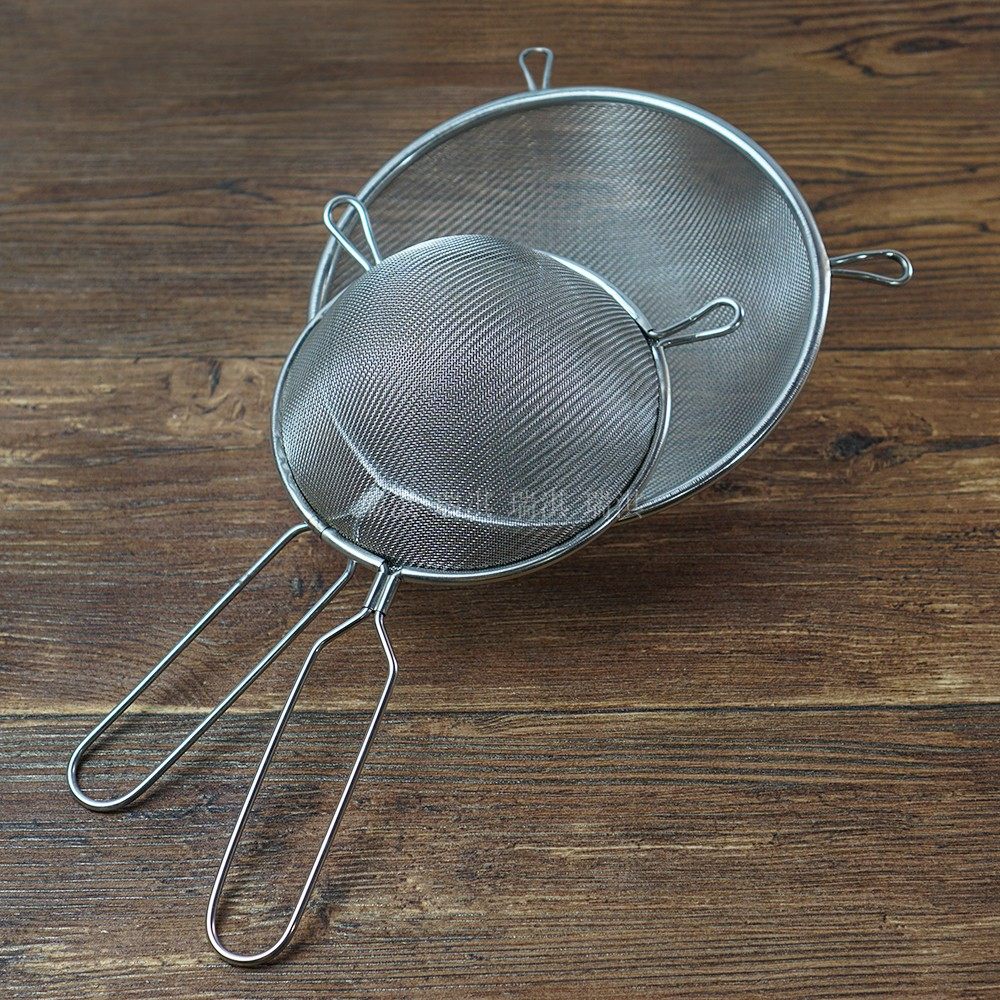 油隔豆浆不锈钢过滤网 捞饺子细网漏勺 笊篱面粉筛油筛滤油网勺