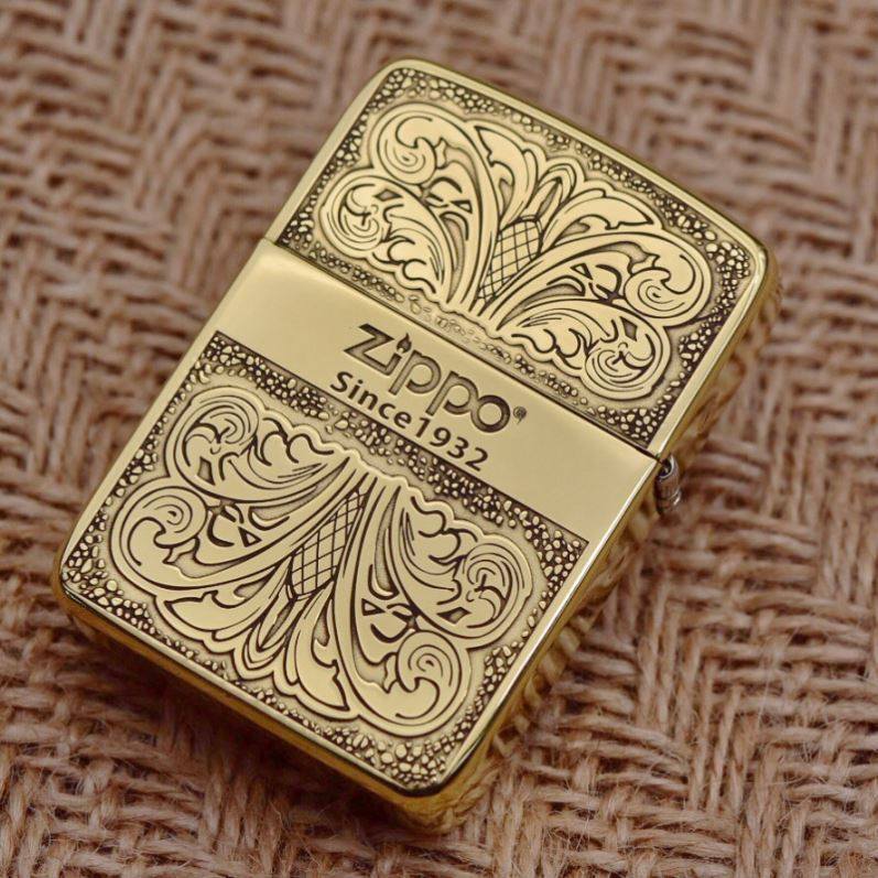 芝宝原装zippo打火机1941b精雕富贵富贵花花开zoopzippo