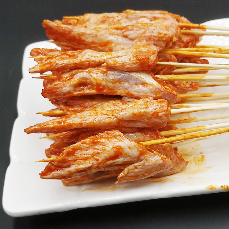 烧烤鸡翅尖小串100串冷冻新鲜鸡翅尖半成品网红铁板夺命小串免邮