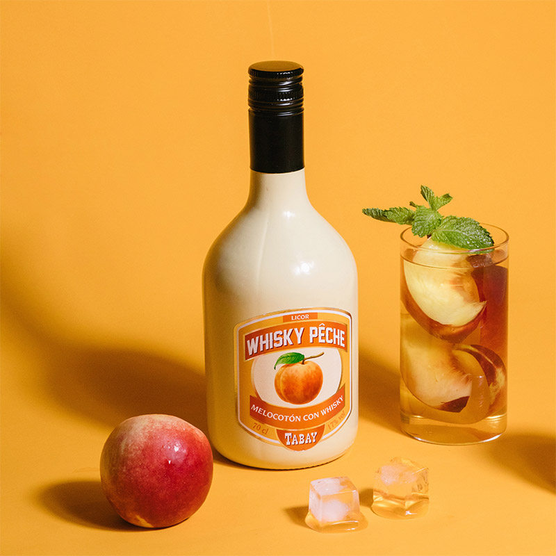 威士忌桃北桃子17度微醺女士甜酒蜜桃利口酒晚安威士忌