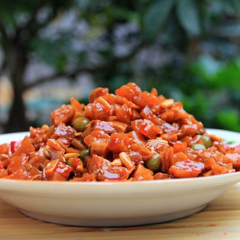 咸菜五仁酱丁微辣农家自制萝卜早餐配菜开胃酱菜