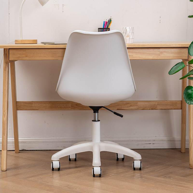 椅子白色电脑椅家用办公学生靠背宿舍旋转书桌电脑椅