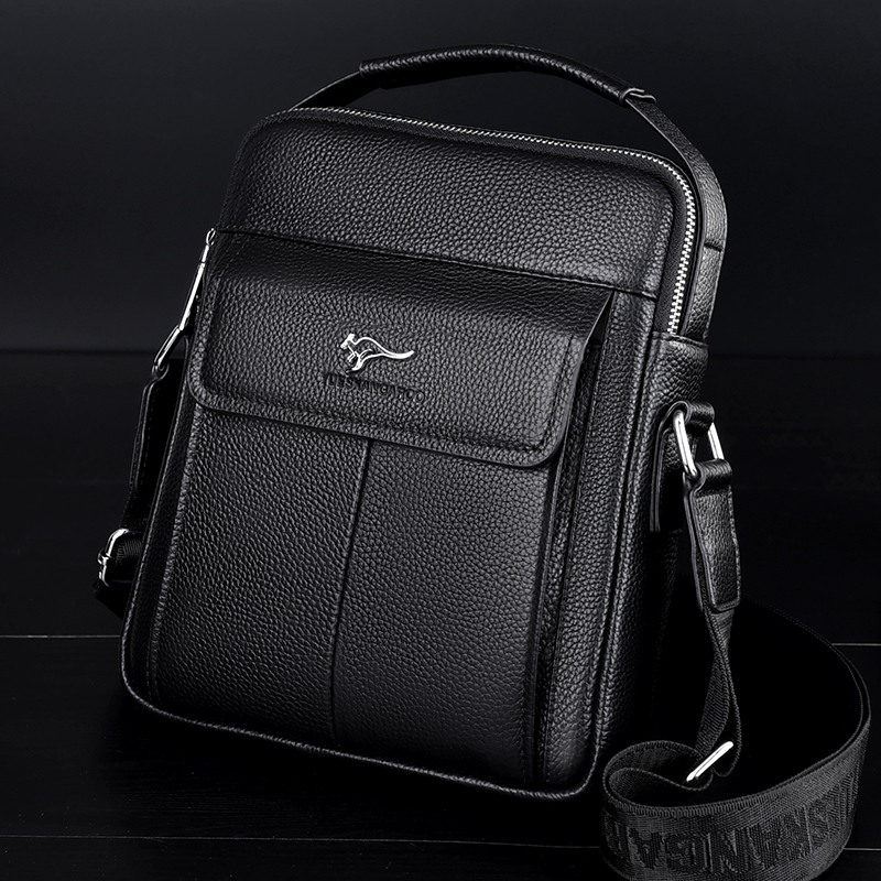 单肩斜挎包男士包包包真皮真皮斜挎包牛皮包商务男士包袋