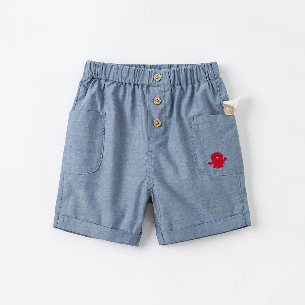 戴维贝拉童装男童短裤2021夏季新款五分宝宝纯棉裤子