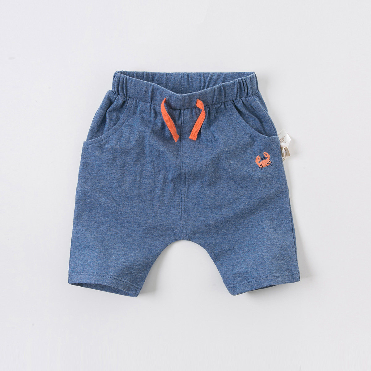 戴维贝拉大屁休闲裤儿童七分童装宝宝短裤婴儿夏装裤子