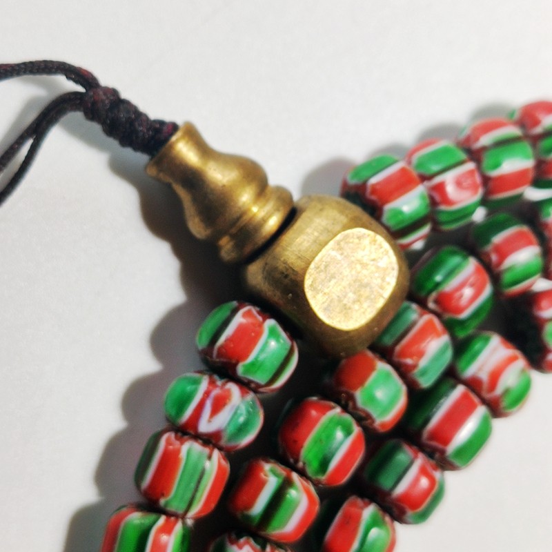 大昭寺开光佛教七宝琉璃108颗佛珠念珠手串项链佛珠