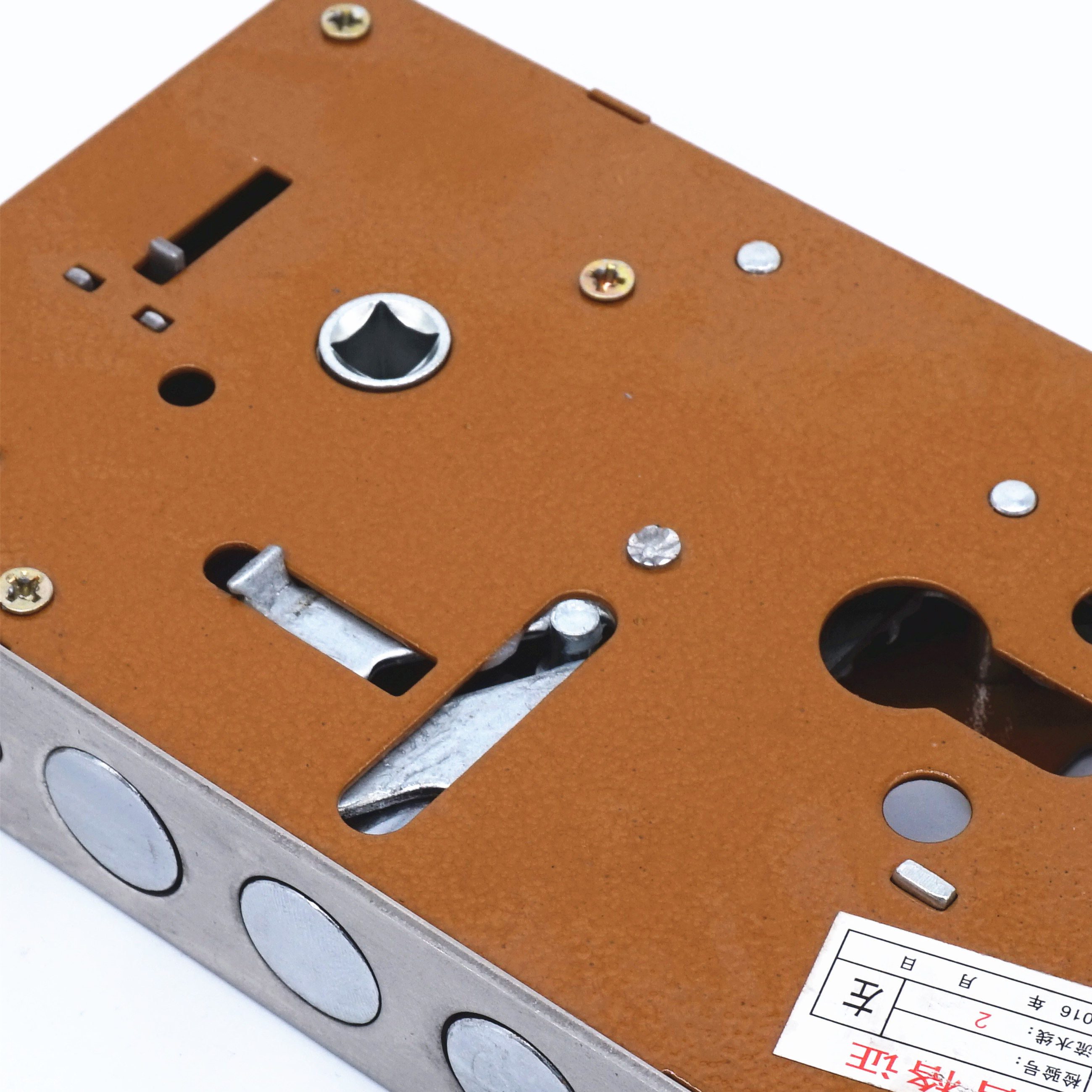 新品特价30*240防盗门大圆柱加重烤漆防锈锁体 不锈钢导板铜舌