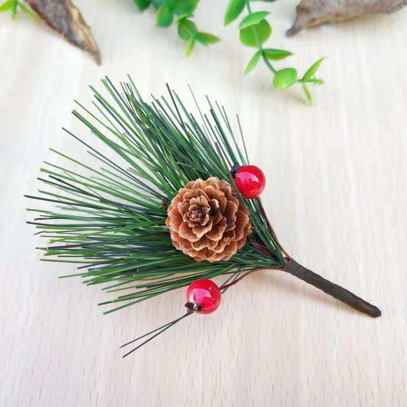 松针仿真pvc材质diy手工幼儿园节日制作原材料圣诞树