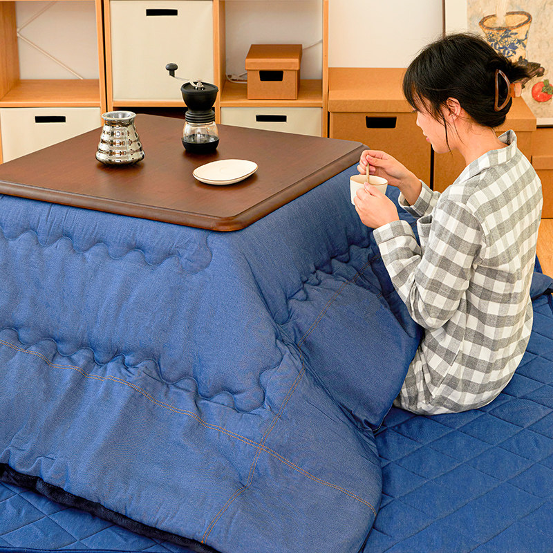 日式桌子取暖保温冬季火炉烤火几桌暖桌实木桌子