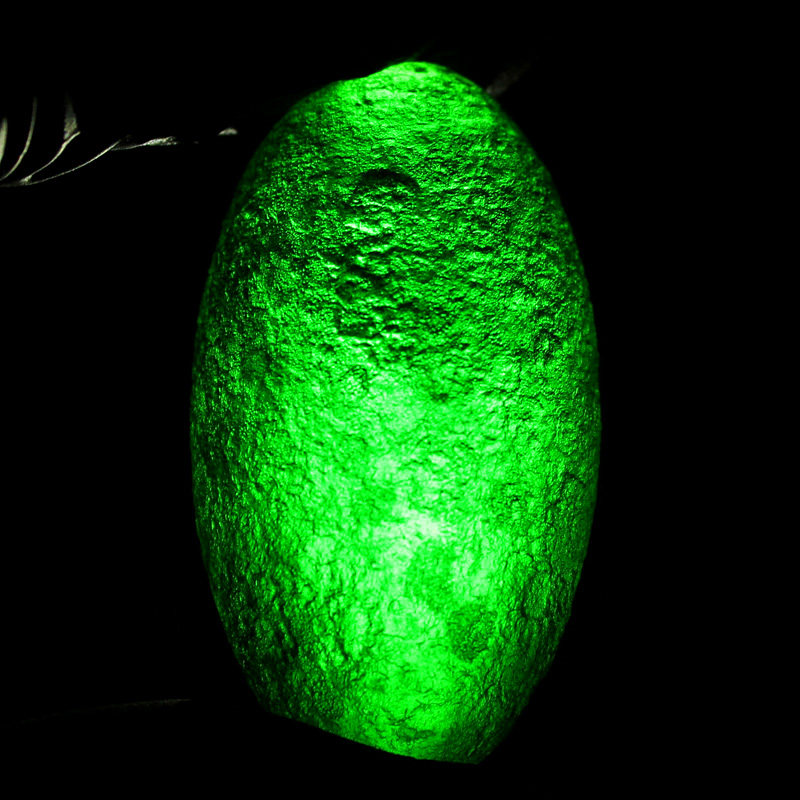 正品捷克深绿色陨石把玩原石diy吊坠疗愈灵性项坠