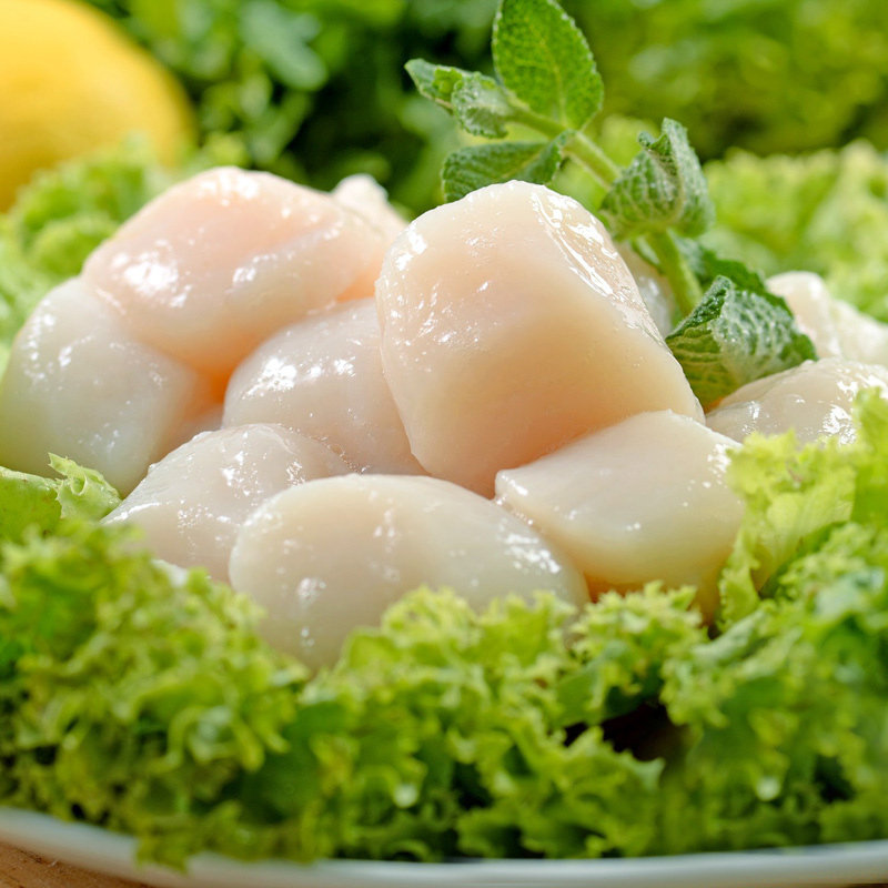 刺身2s级帆立贝180g6个装海鲜扇贝贝柱干贝