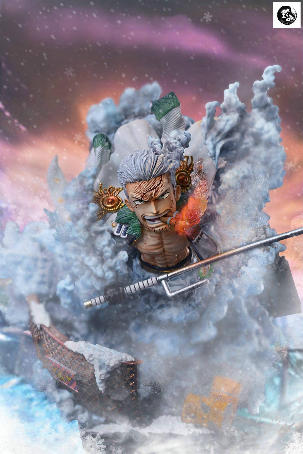 李小西小西弟弟g5烟男中将摩格限量手办gk海贼王手办专区