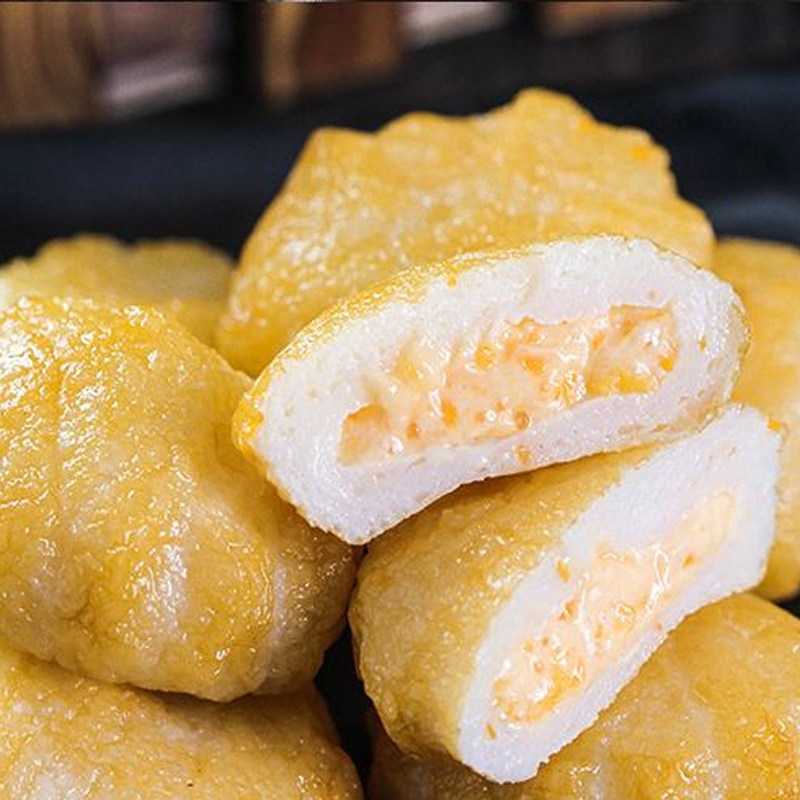 沙拉鱼籽鱼极拉派3kg风味豆捞食材包心丸火锅鱼丸