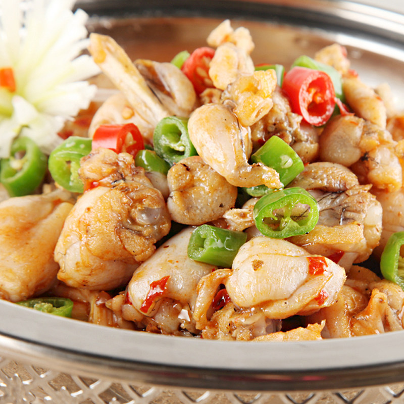 牛蛙其味免浆500g20包整箱泡椒田鸡干锅商用牛蛙