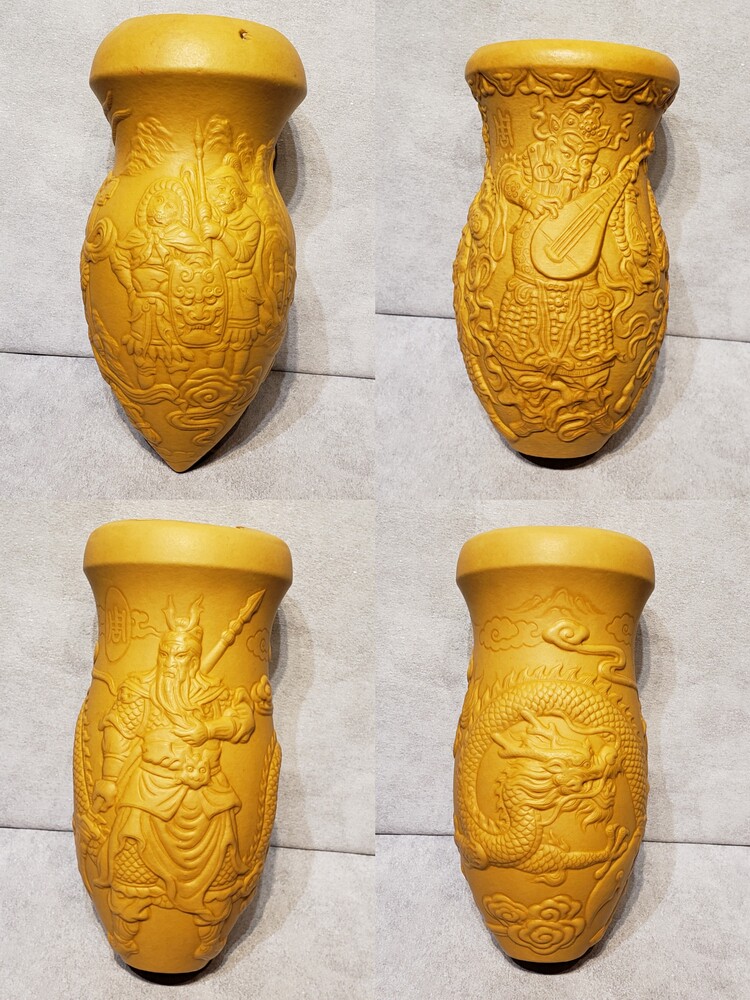 蝈蝈常永杰鸡心白虫黑白文玩高端葫芦棒子花模葫芦