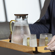 Thickened High Temperature Resistant Glass Hammer Pattern Cold Kettle Heat-resistant Explosion-proof Cold Kettle Fruit Juice Kettle Multipurpose Kettle Set Household Thickened High Temperature Resistant Glass Hammer Pattern Cold Kettle Heat-resistant Explosion-proof Cold Kettle Fruit Juice Kettle Multipurpose Kettle Set Household