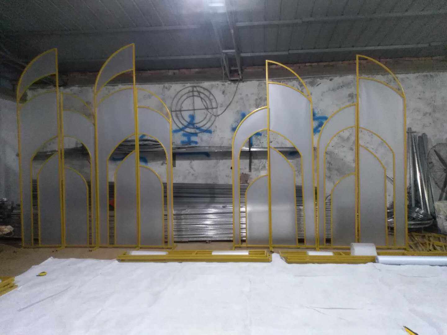 背景墙架子新款舞台幻影拱门路引桁架婚庆背景拱门