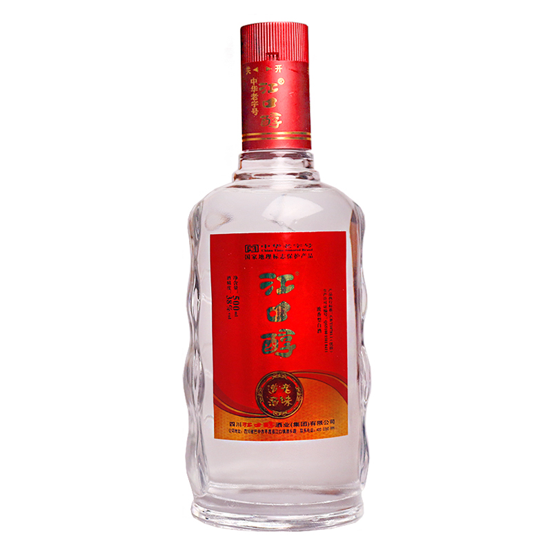 江口醇老味道38度500ml低度浓香香型四川白酒白酒