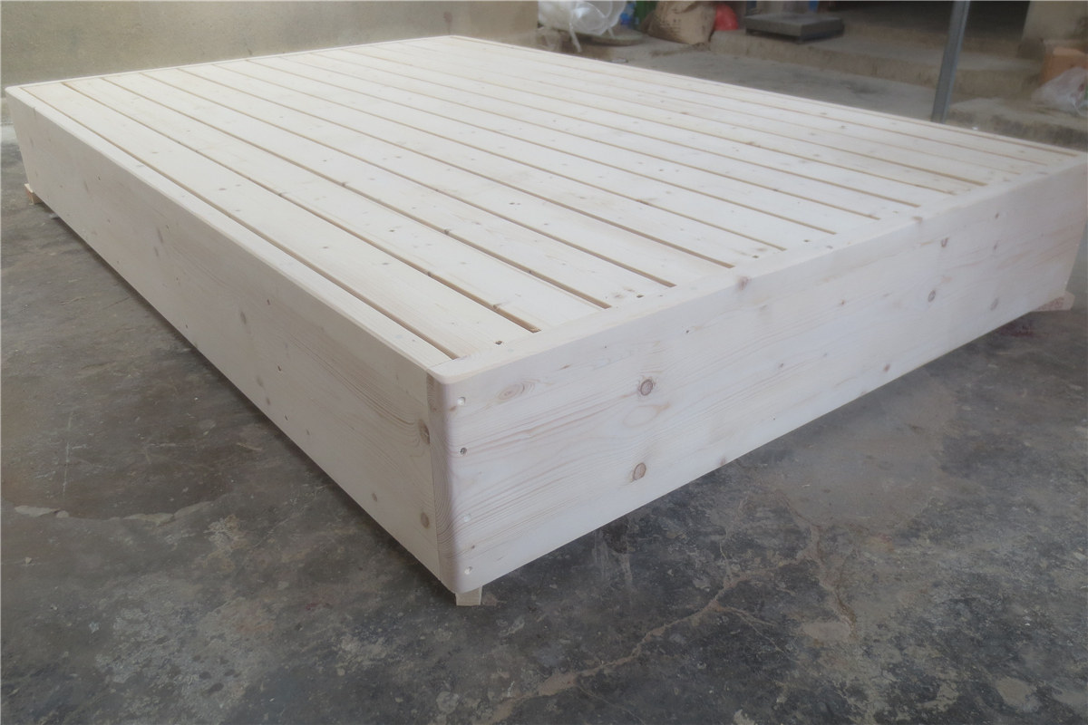 2019简约现代床垫硬板实木护腰脊椎15双人18米实木床