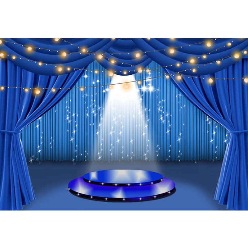 中小学新闻小主持人演讲背景背景布