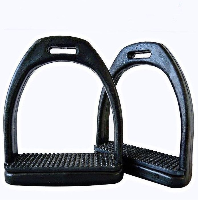不锈钢安全网状马镫马马术用品脚蹬脚镫骑马踩脚马镫