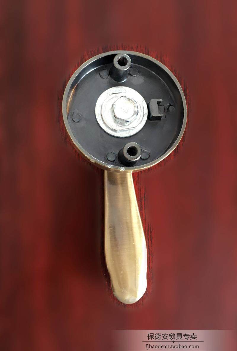 门锁保德安防盗防盗门分体把手大门锌合金雅帝辉达机械门锁
