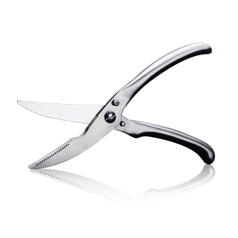 不锈钢骨剪加厚厨用剪刀德国剪鱼全不锈钢家用大号强力食用鸡骨剪