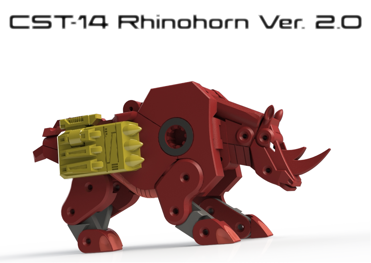 kfc变形机器人磁带cst-14犀牛cst-15钢钎狮子mp变形金刚模型专区