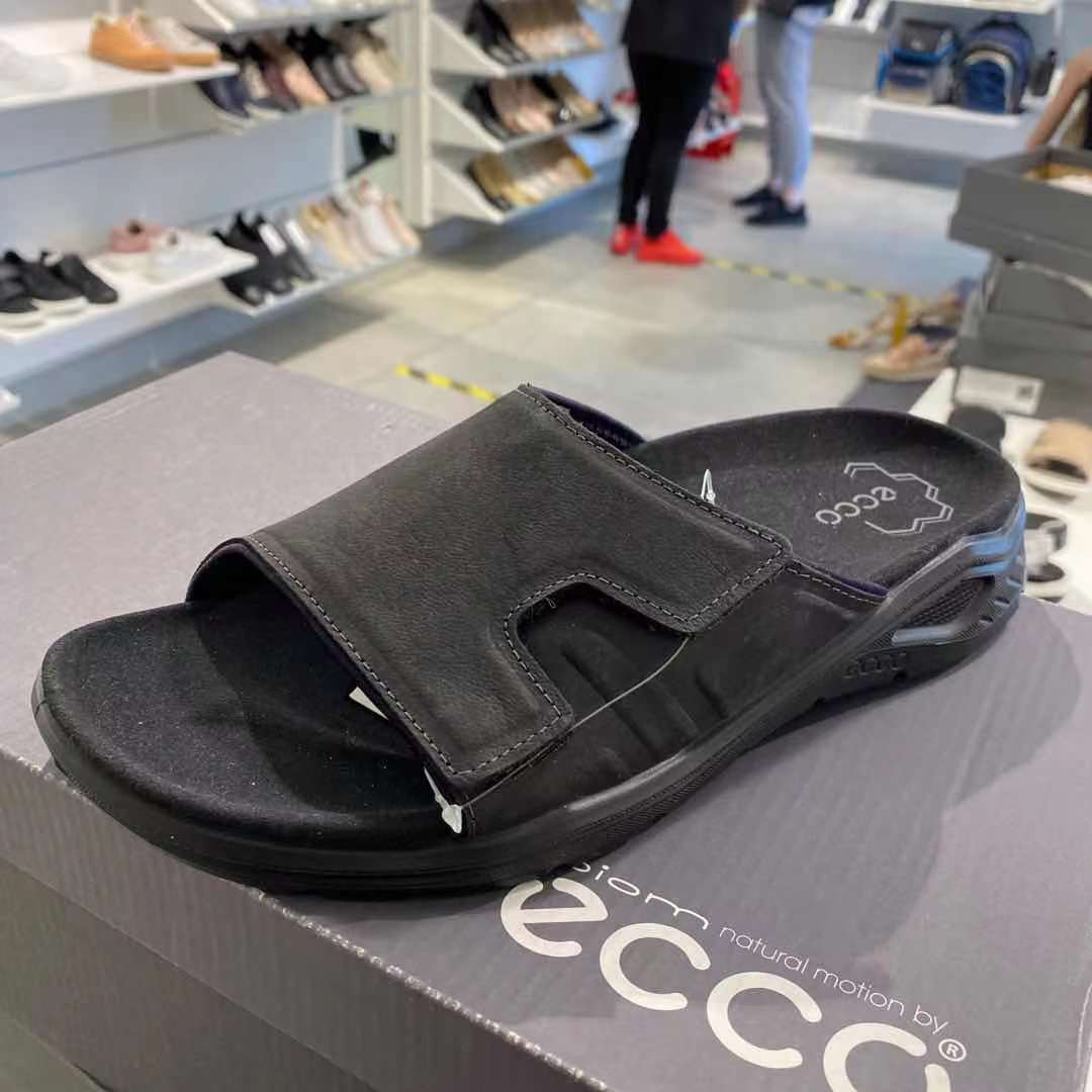 ecco爱步男鞋代购运动休闲凉鞋拖鞋x-trinsic全速系列一字拖