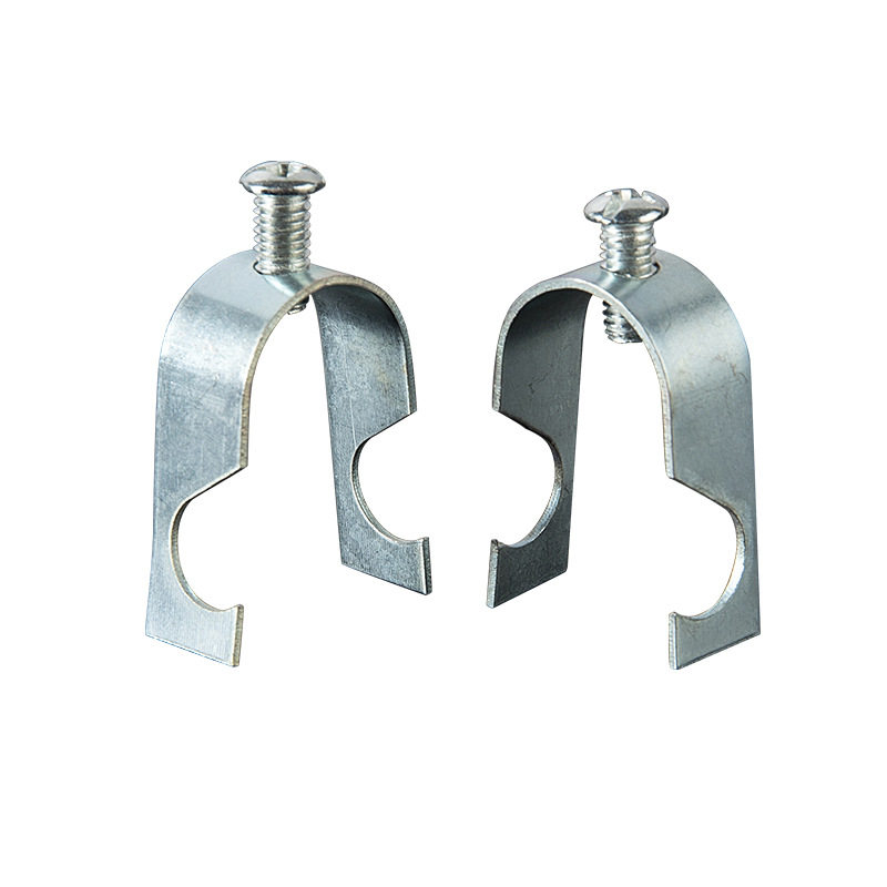 铁线6分204分夹吊码型管镀锌弹簧管丝龙骨管卡管夹