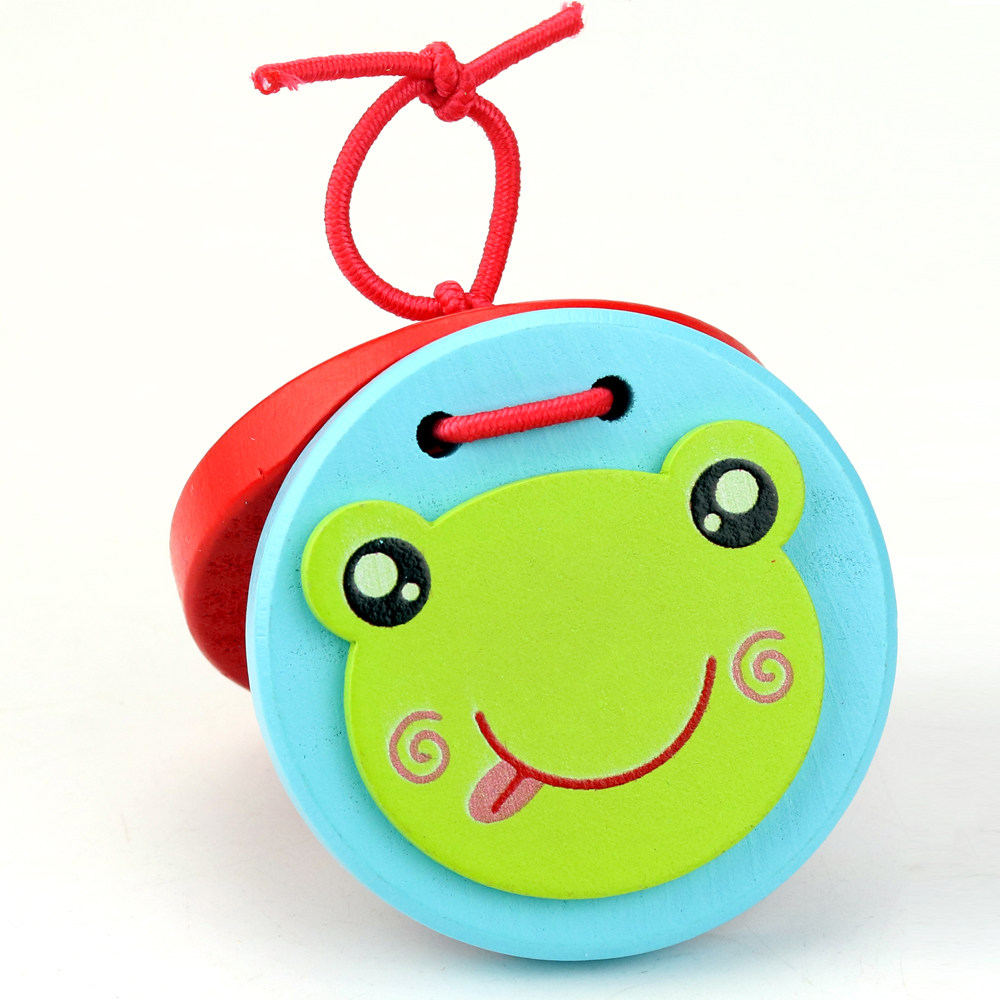 奥尔夫打击乐器套装音乐乐器教具响板三角铁沙锤铃鼓腕铃碰铃沙蛋_双