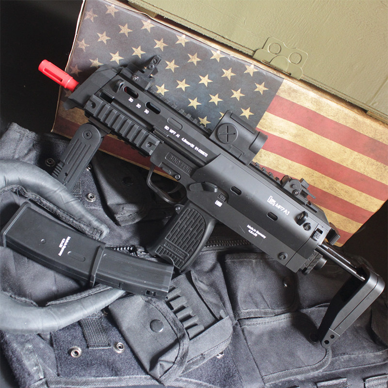 兵锋mp7尼龙三代电动连发水弹枪绝地吃鸡冲锋玩具抢下供弹模型枪