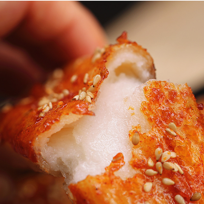 网红脆皮年糕串商用可批烧烤韩式油炸小吃蟹炒年糕条酱片韩国辣炒