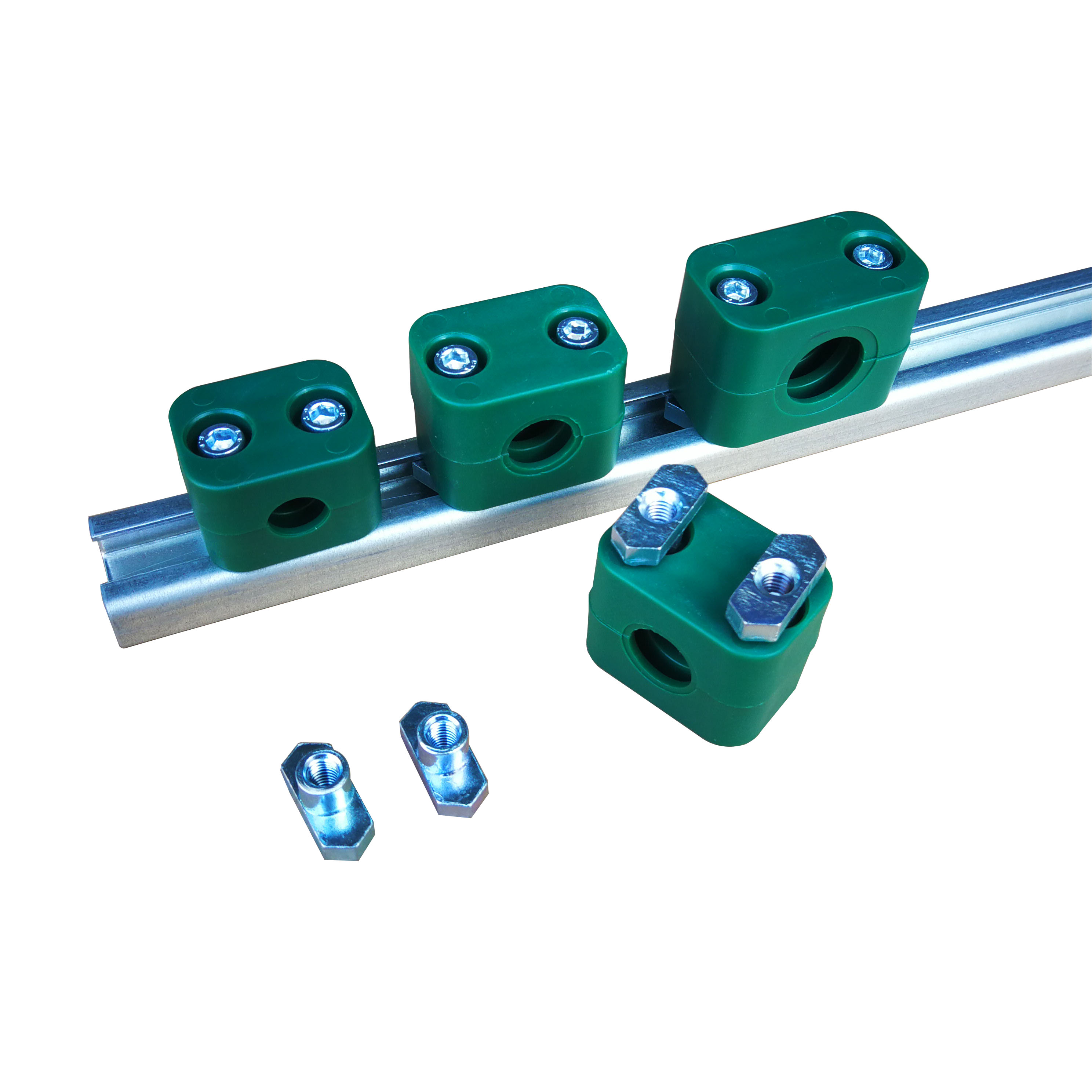 线管固定卡 轻型管夹导轨管卡塑料支架管卡 船用液压气路管夹卡扣