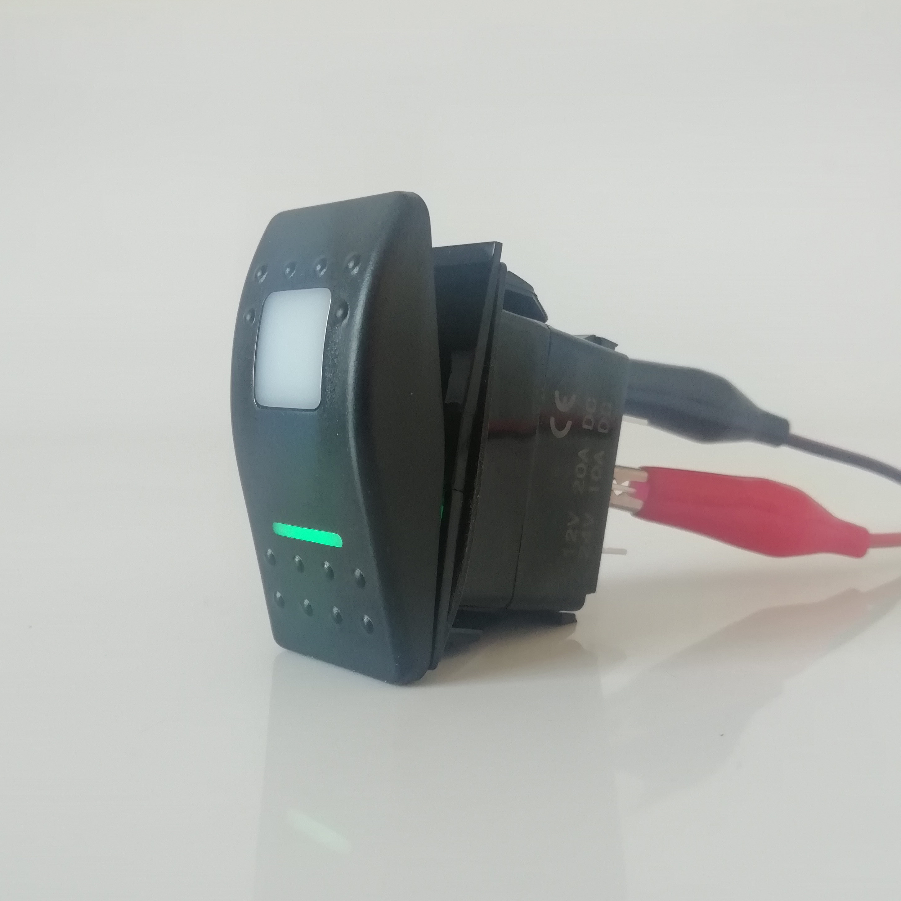 onoff开自红下复位房车三档改装开关船形船形开关