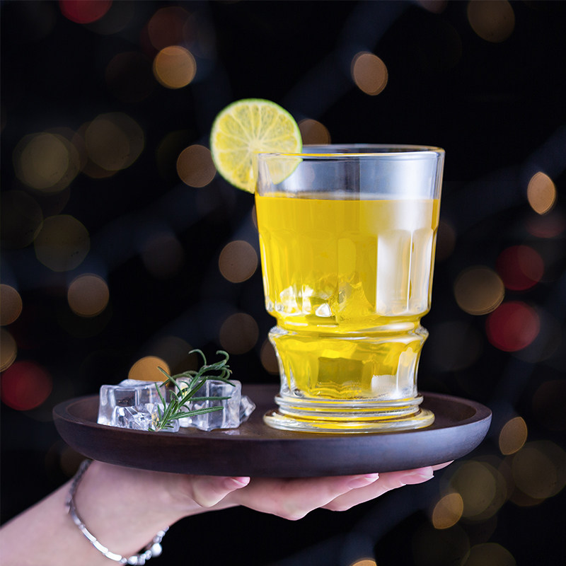 larochre玻璃制品presses系列宽口长饮杯玻璃杯酒杯玻璃杯