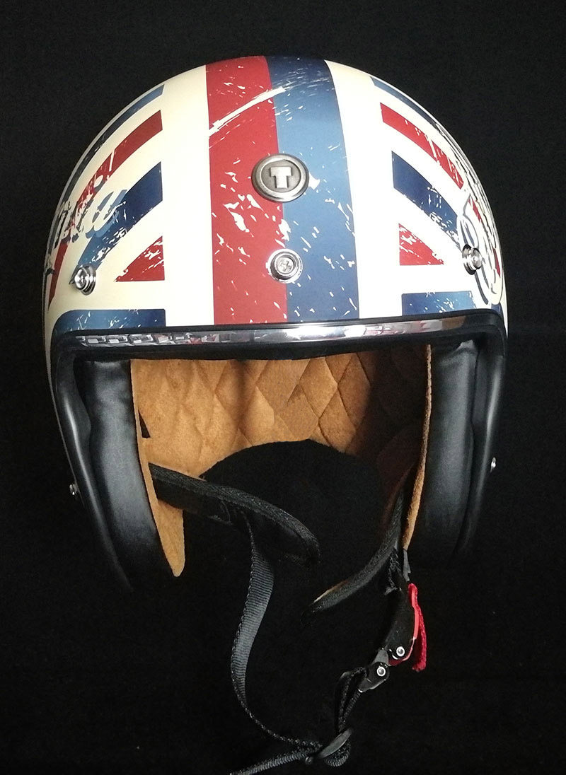 个性复古美国队长哈雷摩托车头盔torc巡航太子机车3/4半盔