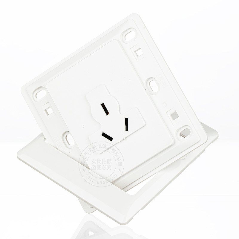 正泰三极插座10a三孔多功能非常规电源插座面板new7g123电源插座