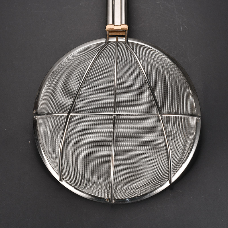 漏勺不锈钢油炸过滤网捞密漏加固长木柄笊篱捞篱漏勺